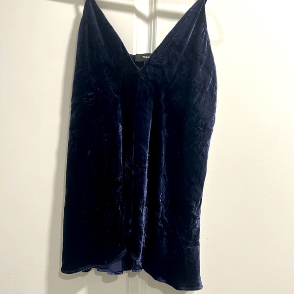 Theory Tops - THEORY Navy velvet tank